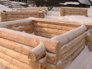 Срубы бань ручной рубки
